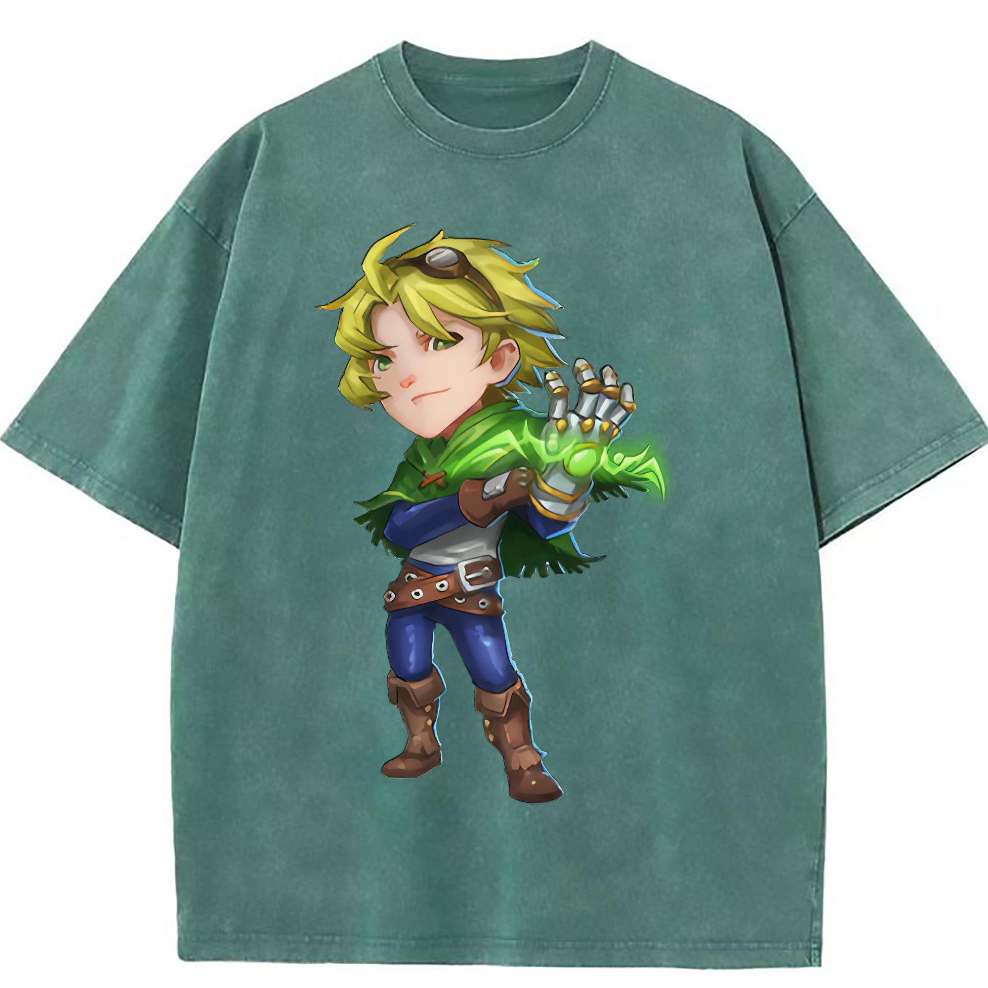 （画像用） リーグ・オブ・レジェンド League of Legends LOL 綿100% ヴィンテージ風 半袖Tシャツ（フロントプリント）